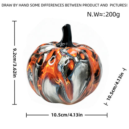 Artistic Halloween Pumpkin Figurine Acalora