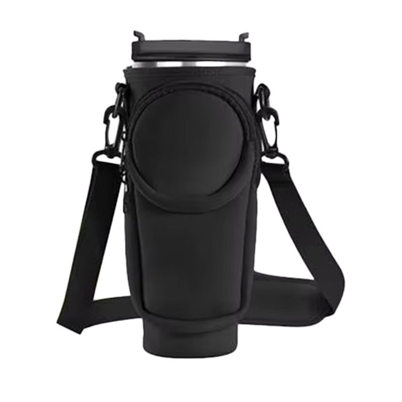 Ladies trendy and sparkling drinking bottle with shoulder bag Bowlift
