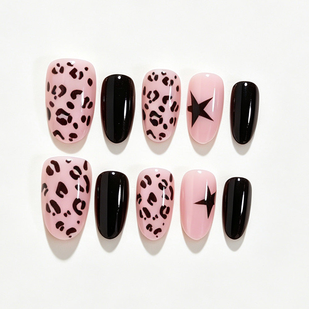 Artistic Leopard Print Nail Wraps Acalora