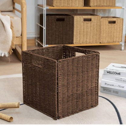 Woven Seagrass Toy Storage Container Acalora