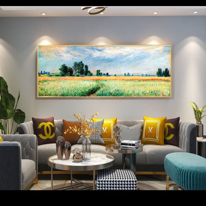 Large Landscape Framed Canvas Art