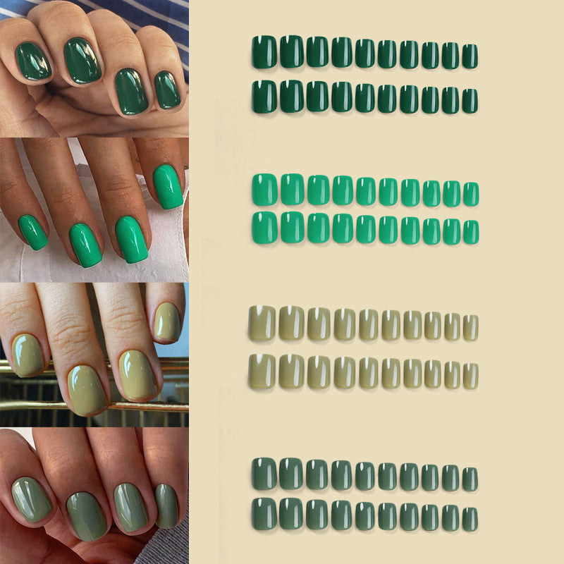 Elegant Press-On Nail Set with Natural Gloss Finish Acalora