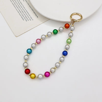 Beaded Eyewear Chain with Stylish Checker Design Acalora