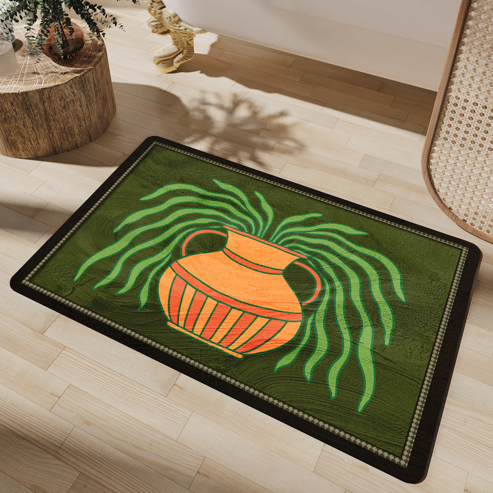 Floral Print Area Rug Acalora