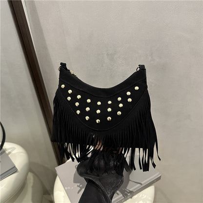 Decorative Fringe Crossbody Bag Acalora
