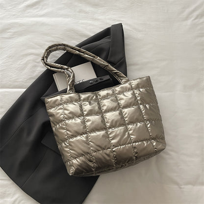 Padded Quilted Tote Bag Acalora
