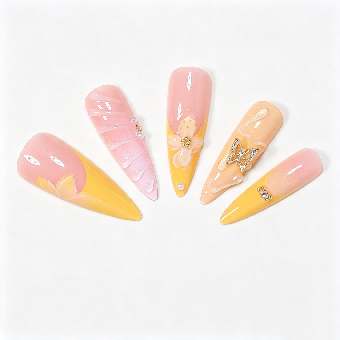 Artistic Butterfly Nail Art Set Acalora