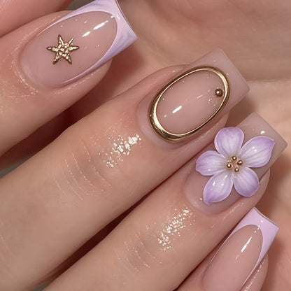 Artistic Press-On Nail Design Set Acalora