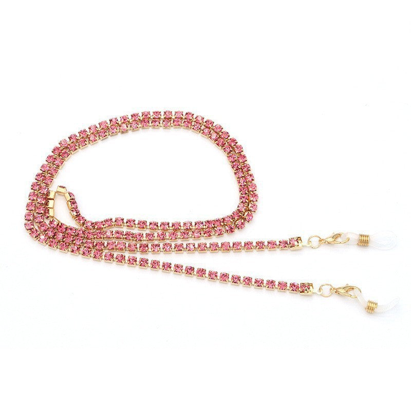 Sparkling Rhinestone Eyewear Chain Acalora