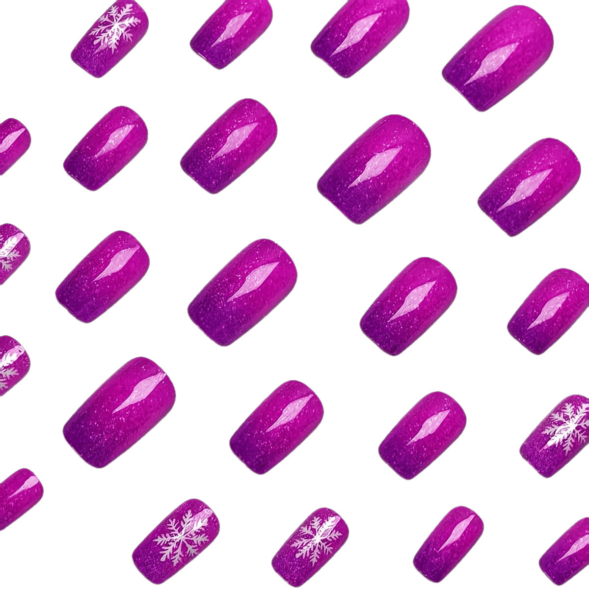 Glittery Frosted Nail Art Acalora