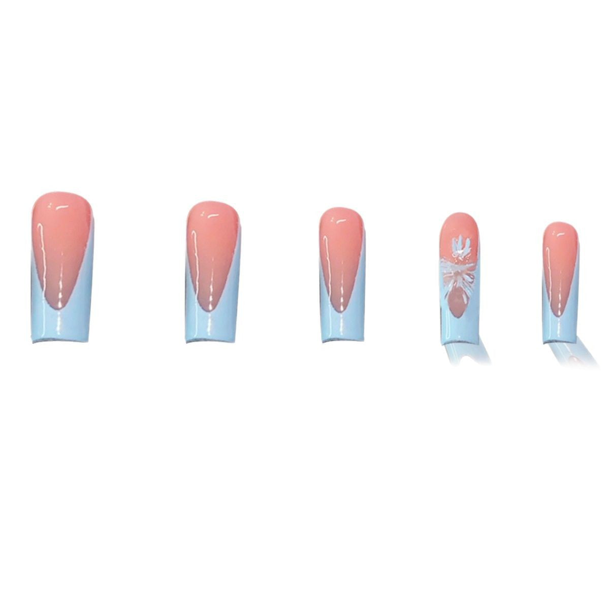 Artistic Press-On Nail Design Acalora