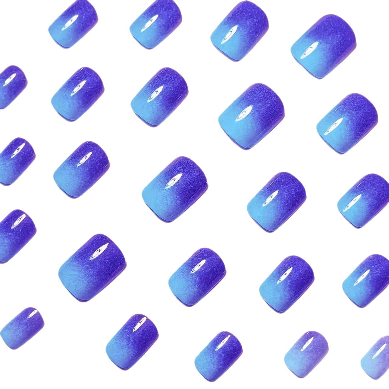 Gradient Sparkle Nail Art Acalora