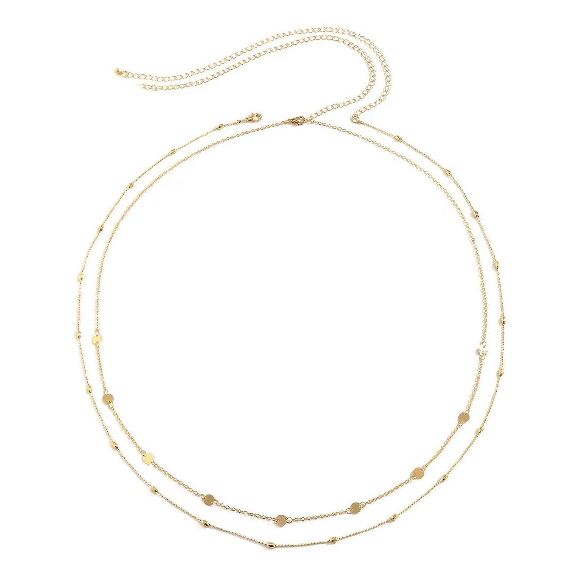 Layered Chain Necklace Acalora