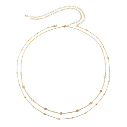 Layered Chain Necklace Acalora