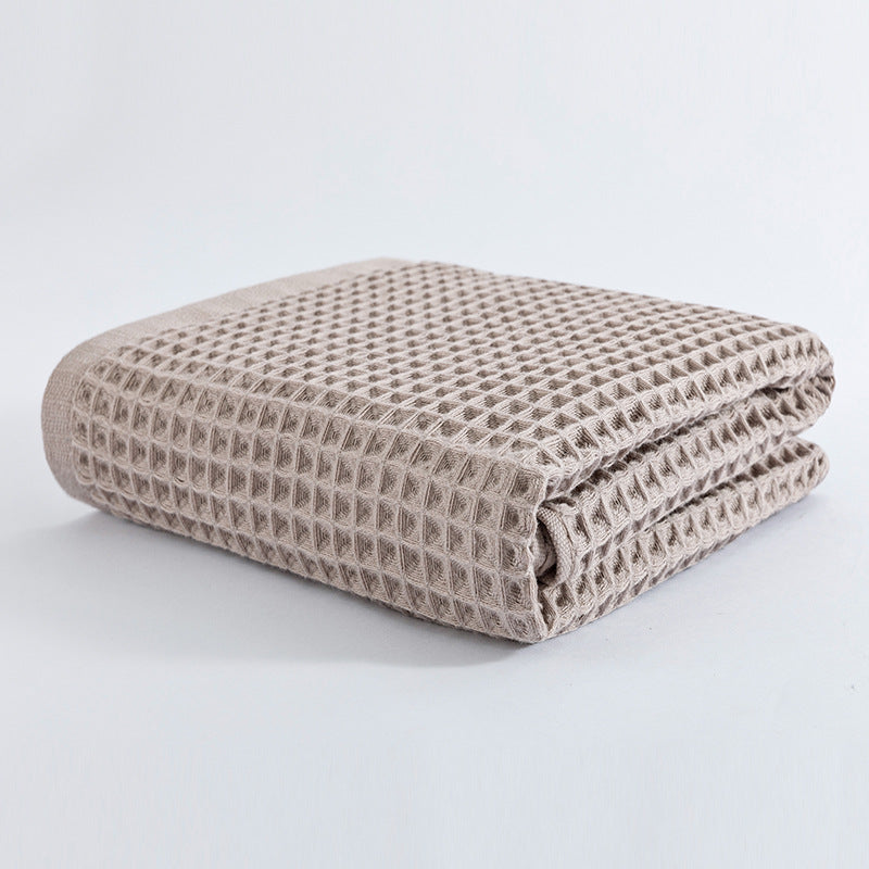 Ladies' Waffle Fabric Bath Towel Karnz