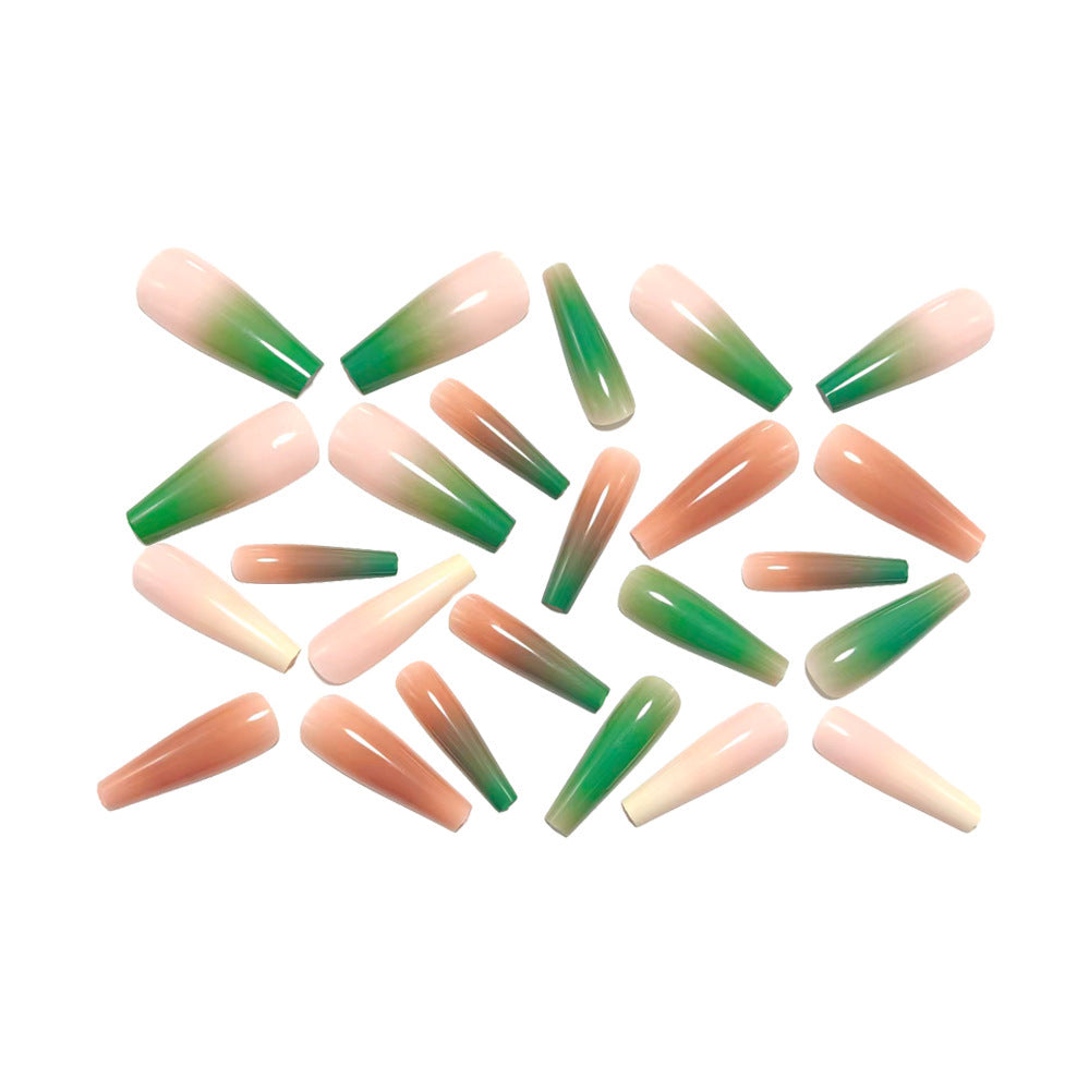 Artificial nails in modern ombre design Acalora
