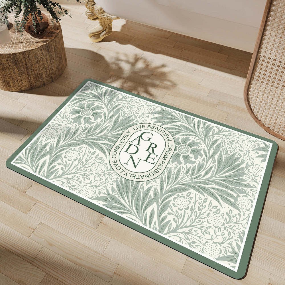 Decorative Motivational Bath Mat Acalora