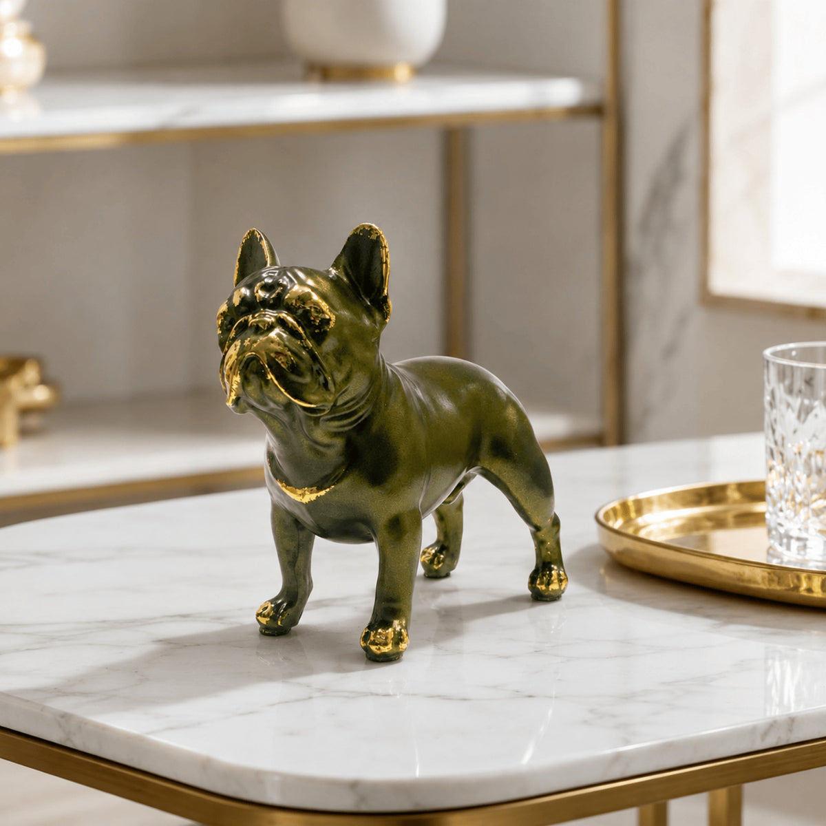Decorative figure of a French Bulldog Acalora