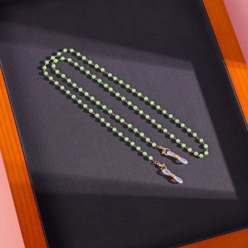 Stylish Beaded Eyewear Chain Acalora
