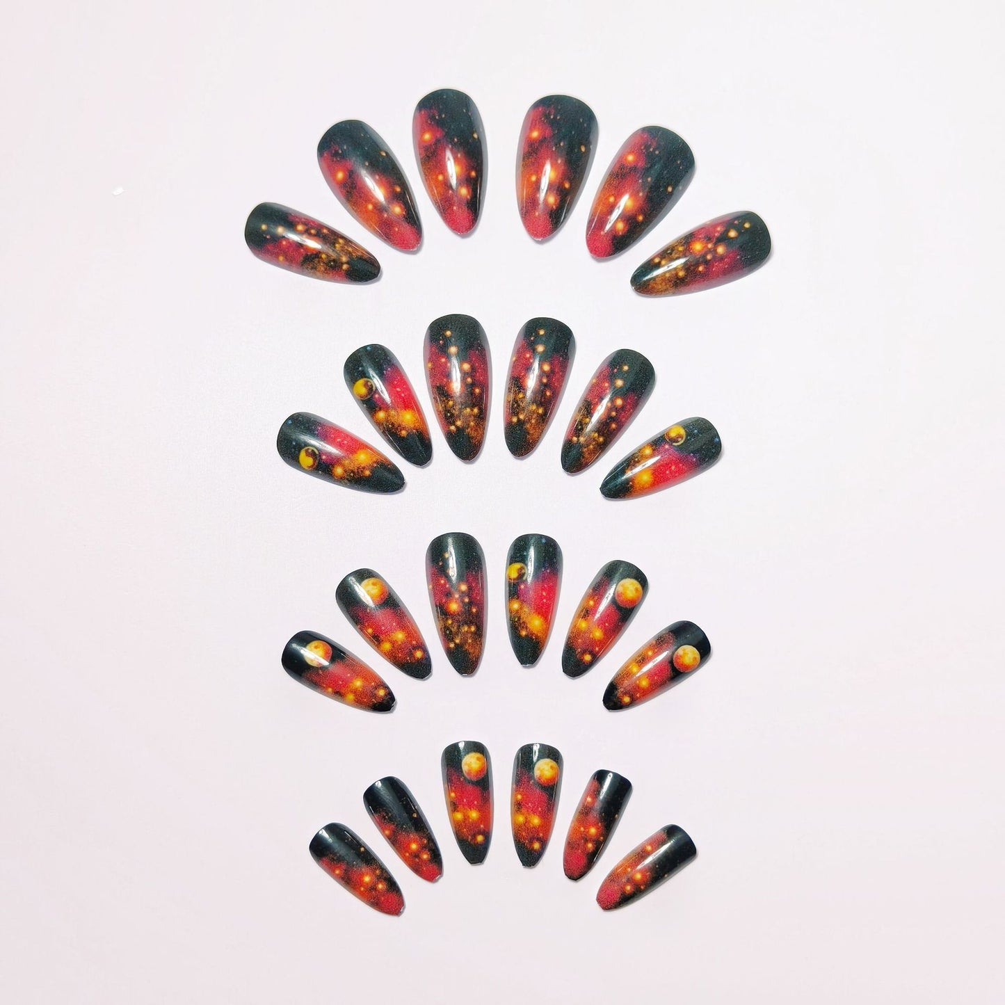 Celestial Galaxy-Inspired Nail Art Acalora