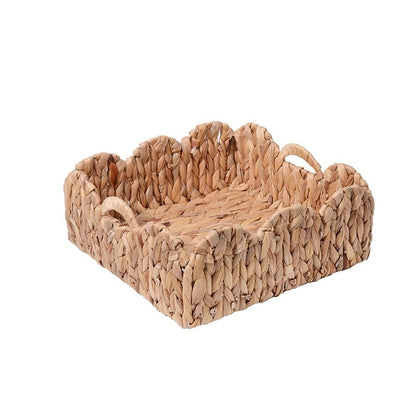 Decorative Storage Basket Made of Woven Natural Material Acalora