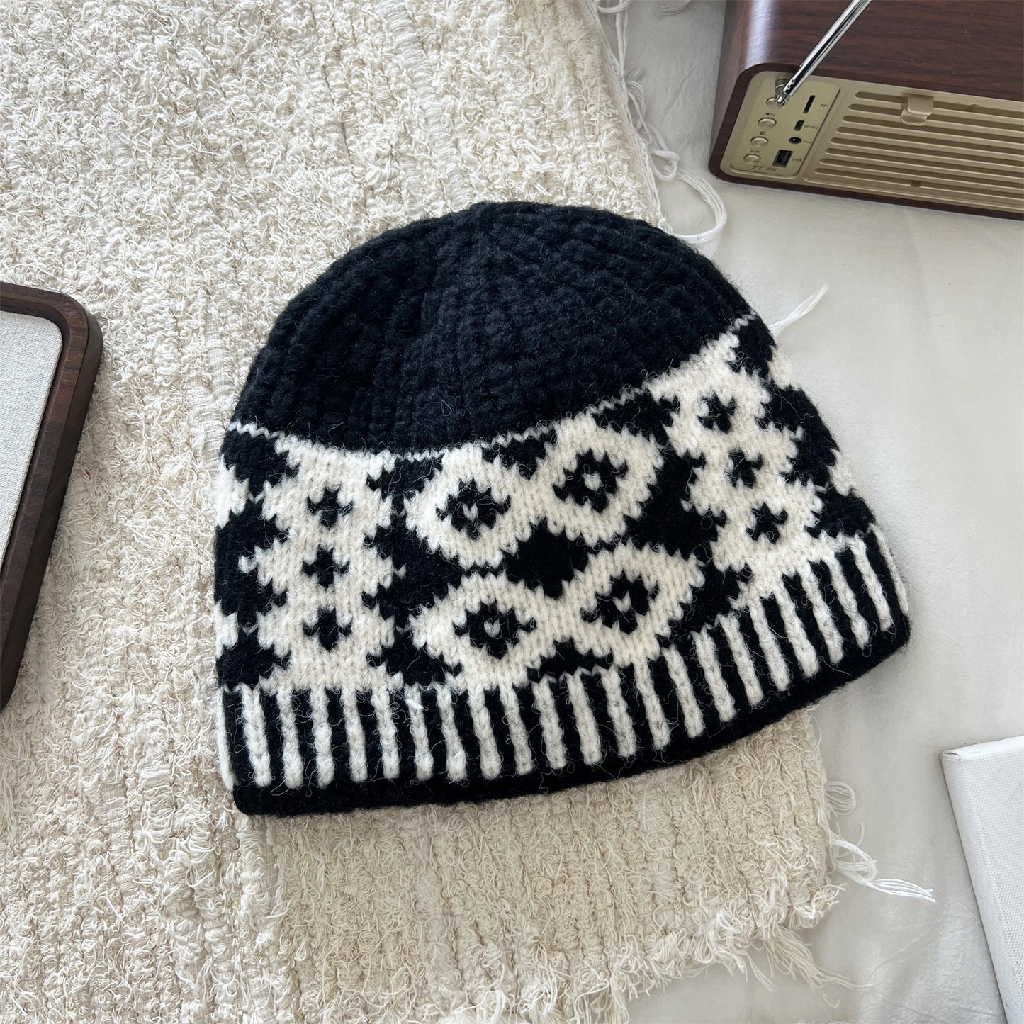Knit Pattern Beanie