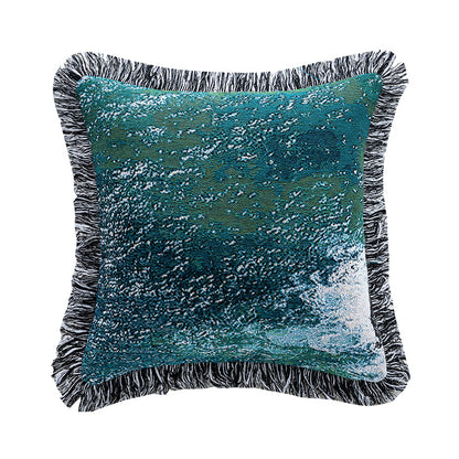 Scenic Nature-Themed Decorative Pillow