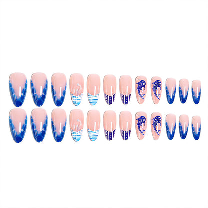 Creative Nail Art Set with Maritime Dolphin Design Acalora
