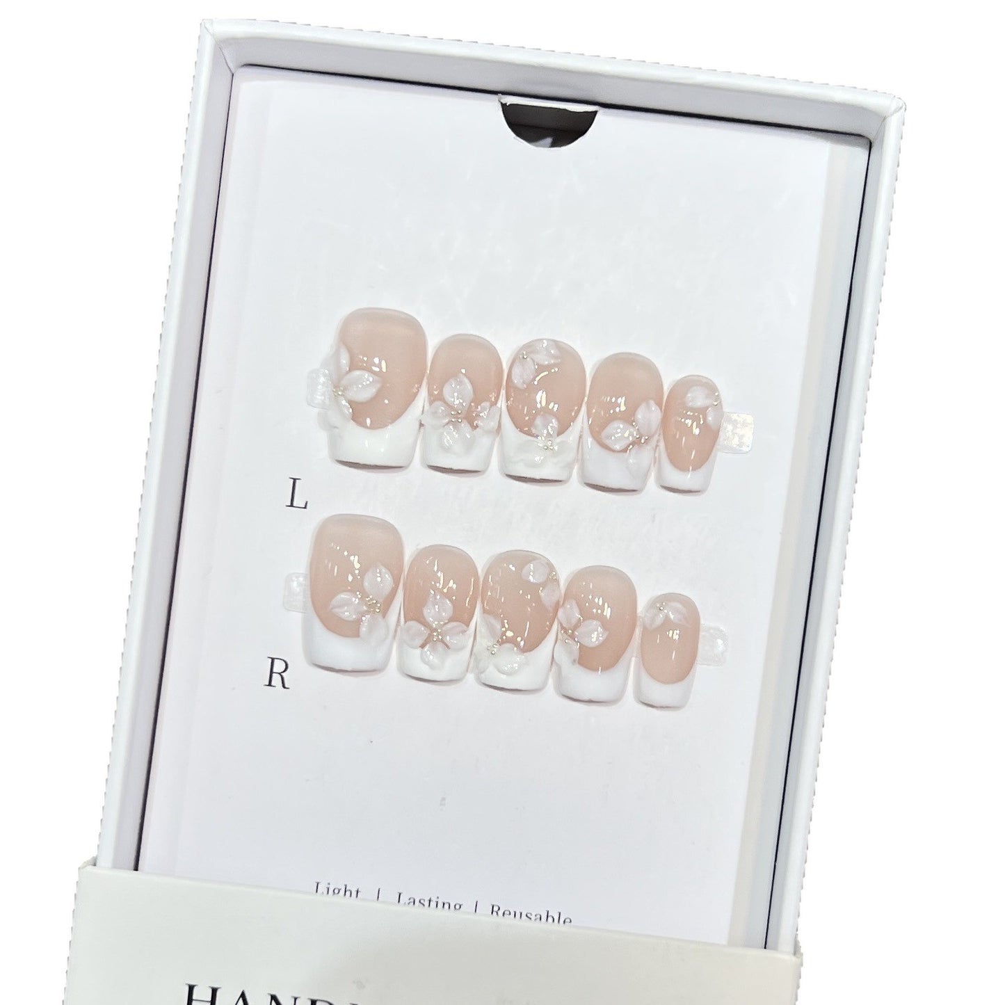 Floral Design Press-On Nail Art Kit Acalora