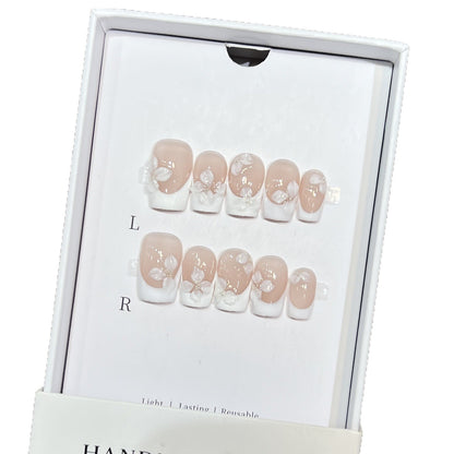 Floral Design Press-On Nail Art Kit Acalora