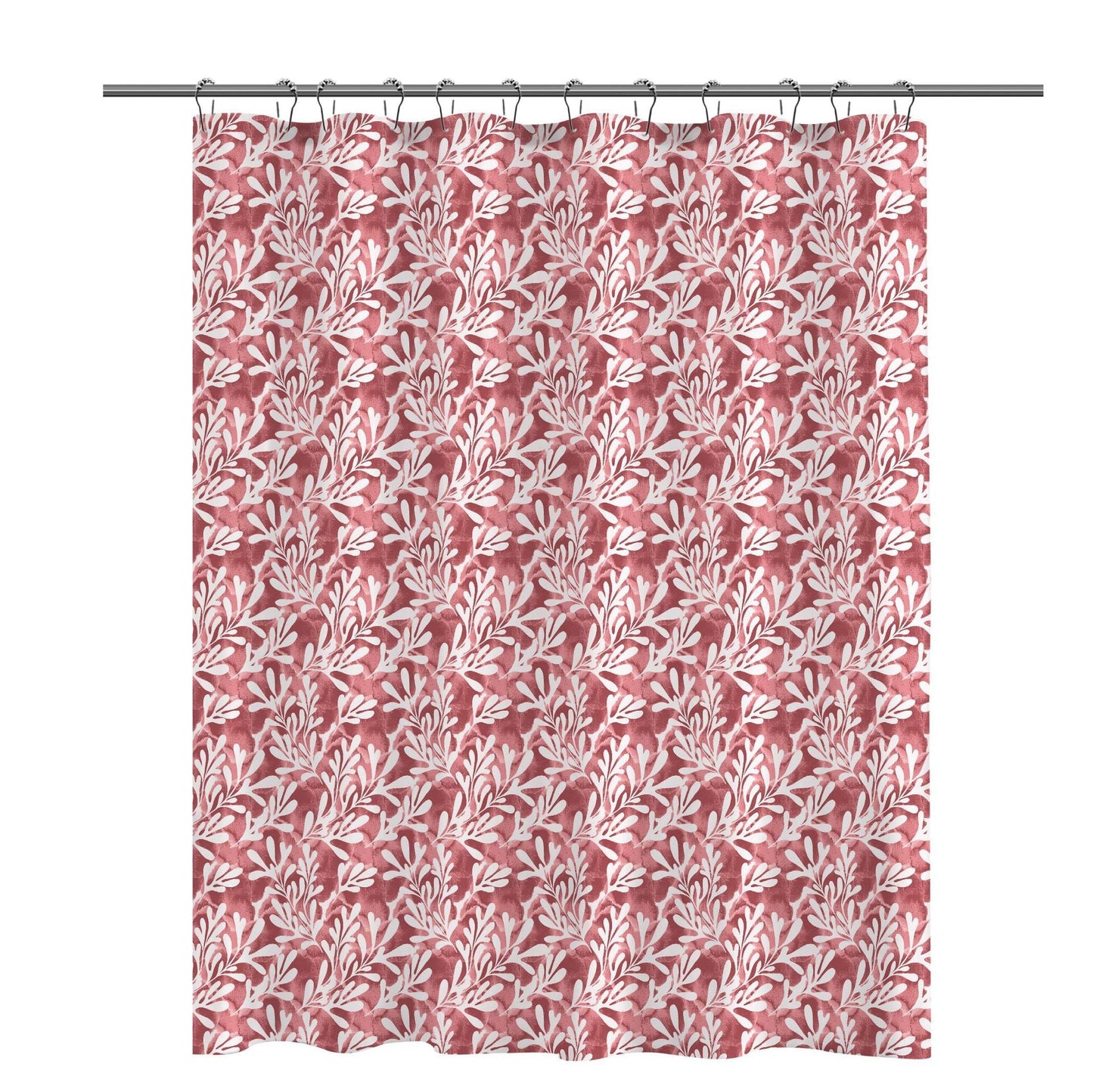 Floral Patterned Shower Curtain