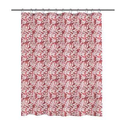 Floral Patterned Shower Curtain