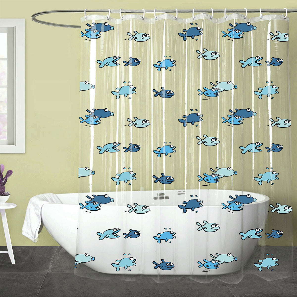 Goldfish Pattern Shower Curtain