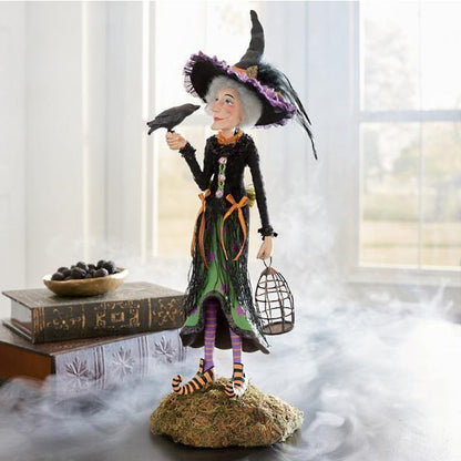 Frendorf | Halloween Figurine | Handmade Witch Decoration | Resin