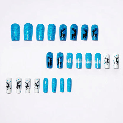 Seasonal Winter-Themed Nail Art Acalora