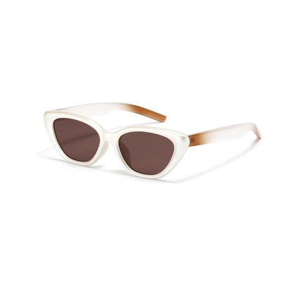 Women Cat-Eye Sunglasses with Transparent Design Bowlift