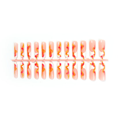 Artistic Press-On Nail Set Acalora