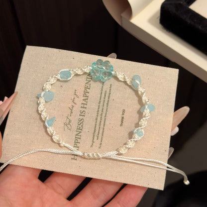 Adjustable Crystal Charm Bracelet Acalora
