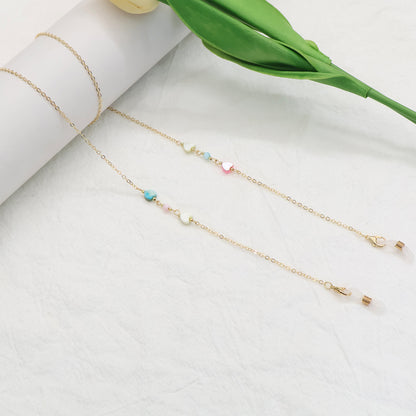 Charming Beaded Eyewear Chain Acalora