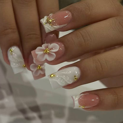 Floral-Themed 3D Nail Art Set Acalora