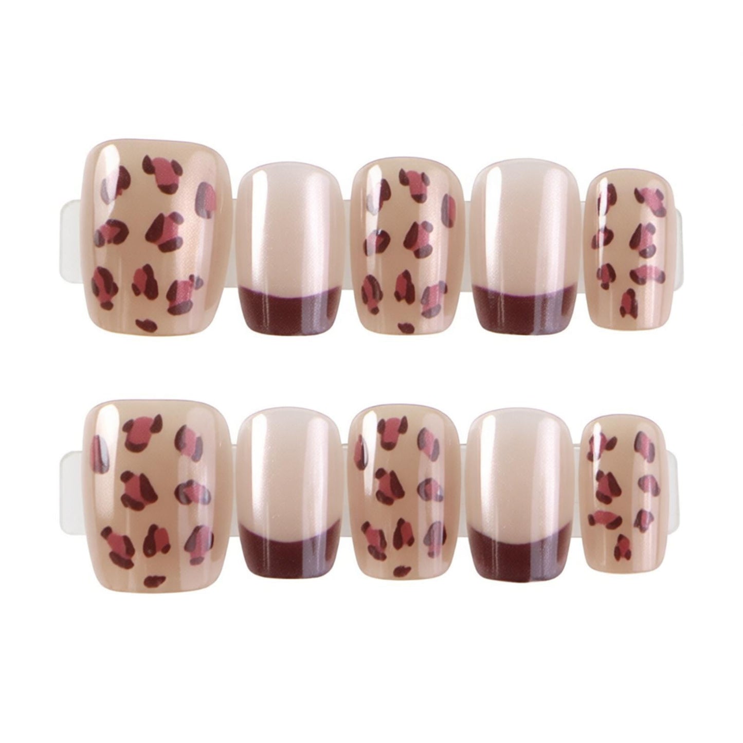 Animal Print Press-On Nail Set Acalora
