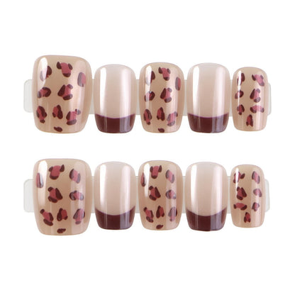 Animal Print Press-On Nail Set Acalora