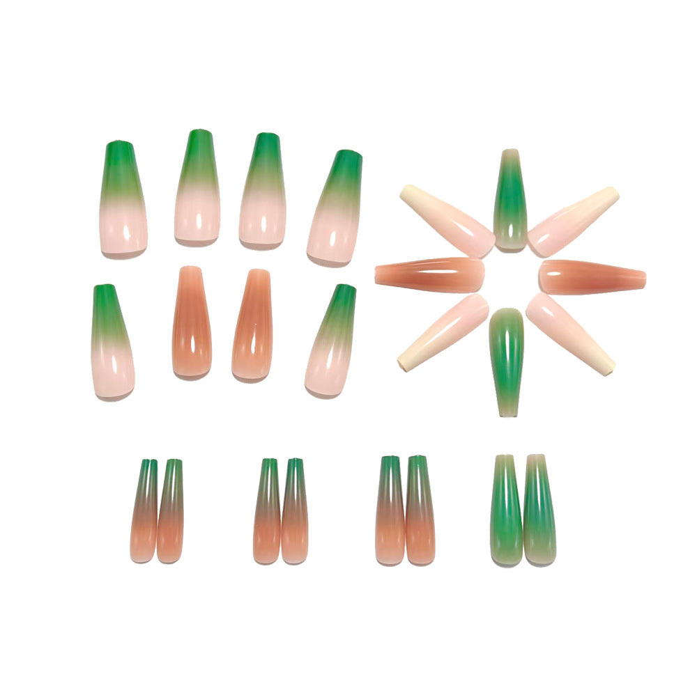 Artificial nails in modern ombre design Acalora