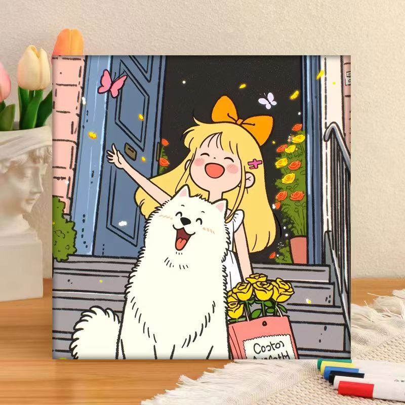 Whimsical Character Art Canvas Print