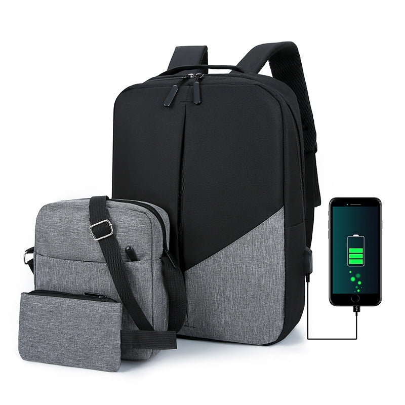 Versatile Multi-Pocket Laptop Backpack Set Acalora
