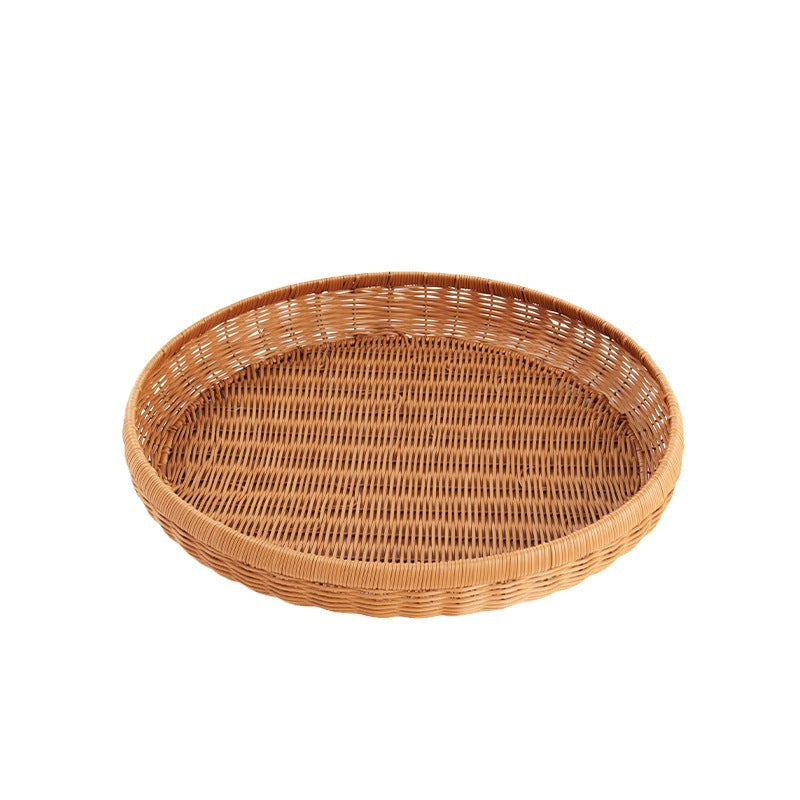 Handwoven Decorative Serving Tray Acalora