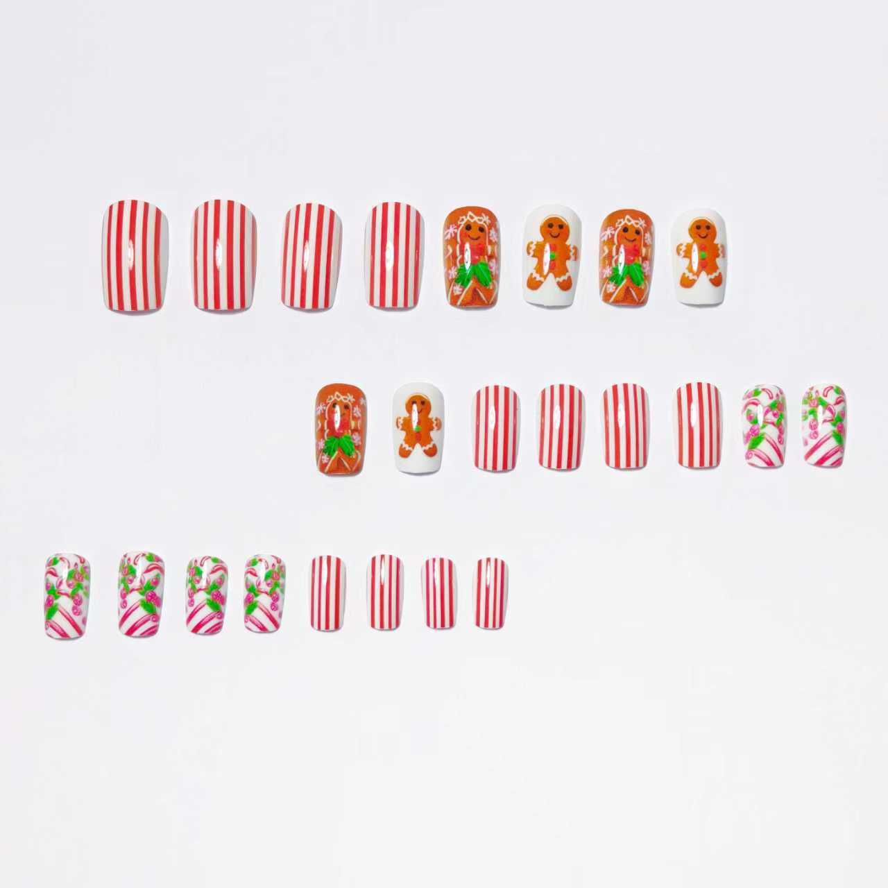 Festive Holiday Gingerbread Nail Art Acalora