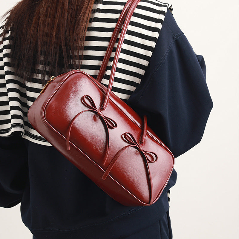 Stylish Leather Tote Acalora