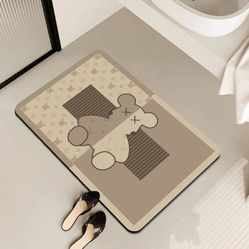 Cute Cartoon-Themed Bath Mat Acalora