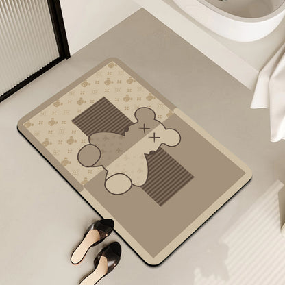 Cute Cartoon-Themed Bath Mat Acalora